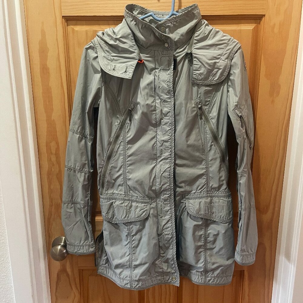 Parajumpers windbreaker in light blue/gray size Small